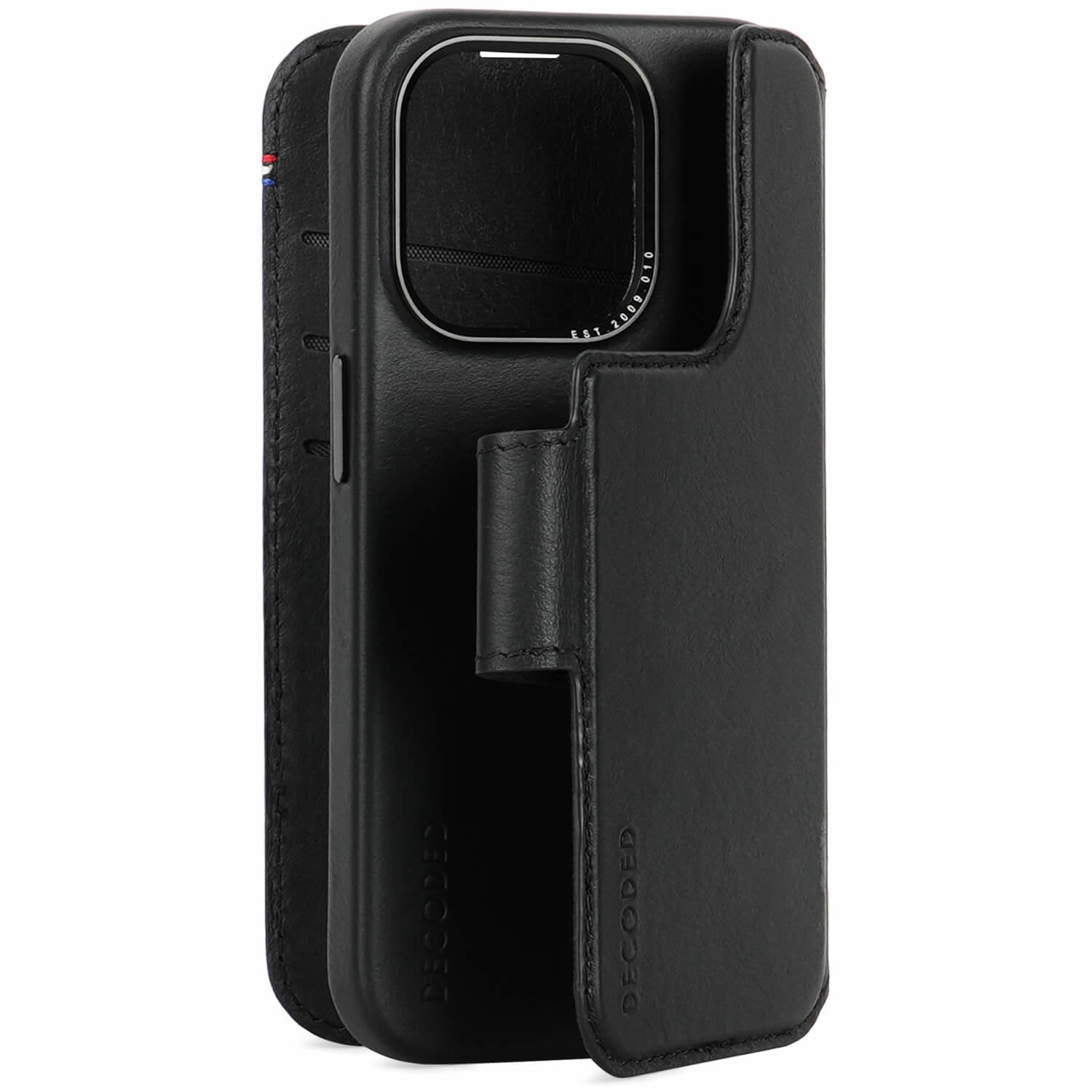 Decoded Detachable Wallet Skórzana Obudowa Ochronna Do Iphone 15 Pro Kompatybilna Z Magsafe (Black)
