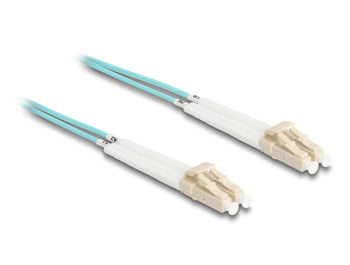 Delock Lwl Cable Lc Duplex A Lc Duplex Multimode Om3 Winkelbar 10 M