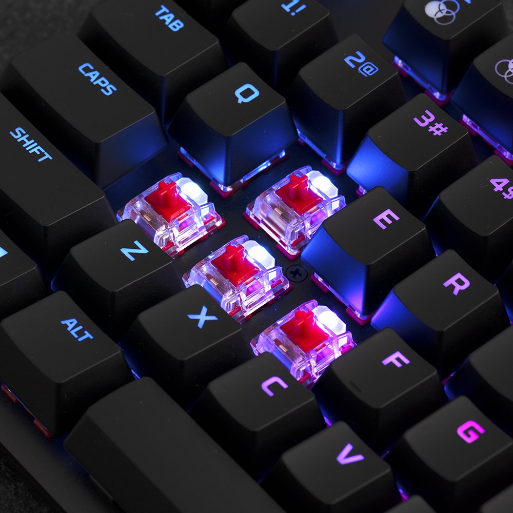 EAN 0196188049273 - HyperX Alloy Origins Core - Mechanical Gaming Keyboard - HX Red (US Layout) (HX-KB7RDX-US) teclado Juego imagen 5