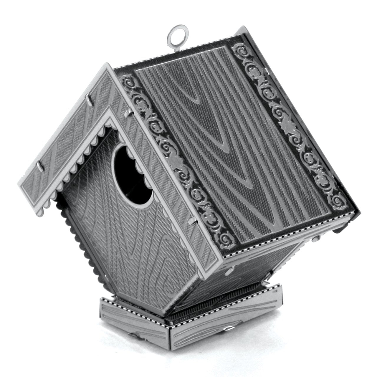 Maqueta 3d Metal Fascinations Bird House Montaje Sin Pegamento Ni Soldadura Maquetas 3d