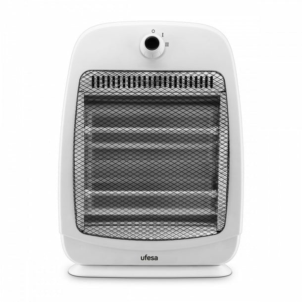 Ufesa Rigel Calefactor De Cuarzo, 2 Niveles De Potencia, 800w, Interruptor De Seguridad, 2 Tubos De Cuarzo, Silencioso