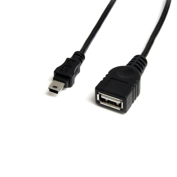 EAN 0065030842907 - StarTech.com USBMUSBFM1 cable USB 0,3 m Mini-USB B 0,48 Gbit/s Negro imagen 1