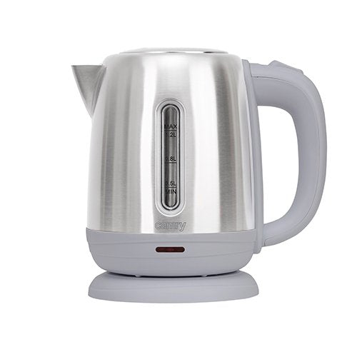 Hervidor De Agua Adler Cr 1278 1,2 L Gris, Acero Inoxidable 1630 W