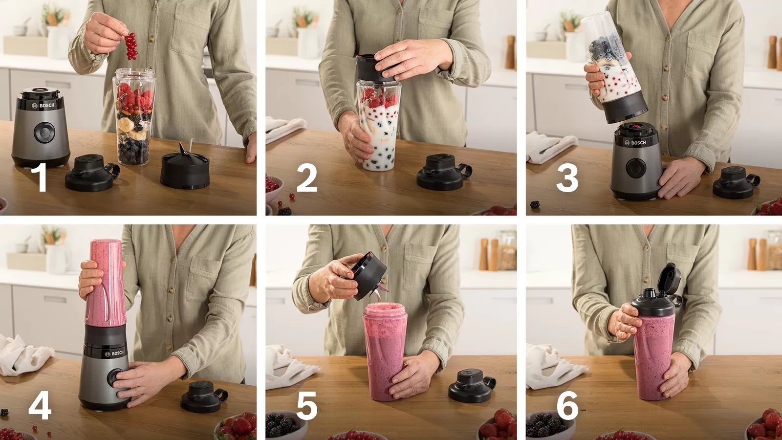 Bosch Vitapower Mmb2111s Licuadora 0,6 L 450 W Acero Inoxidable