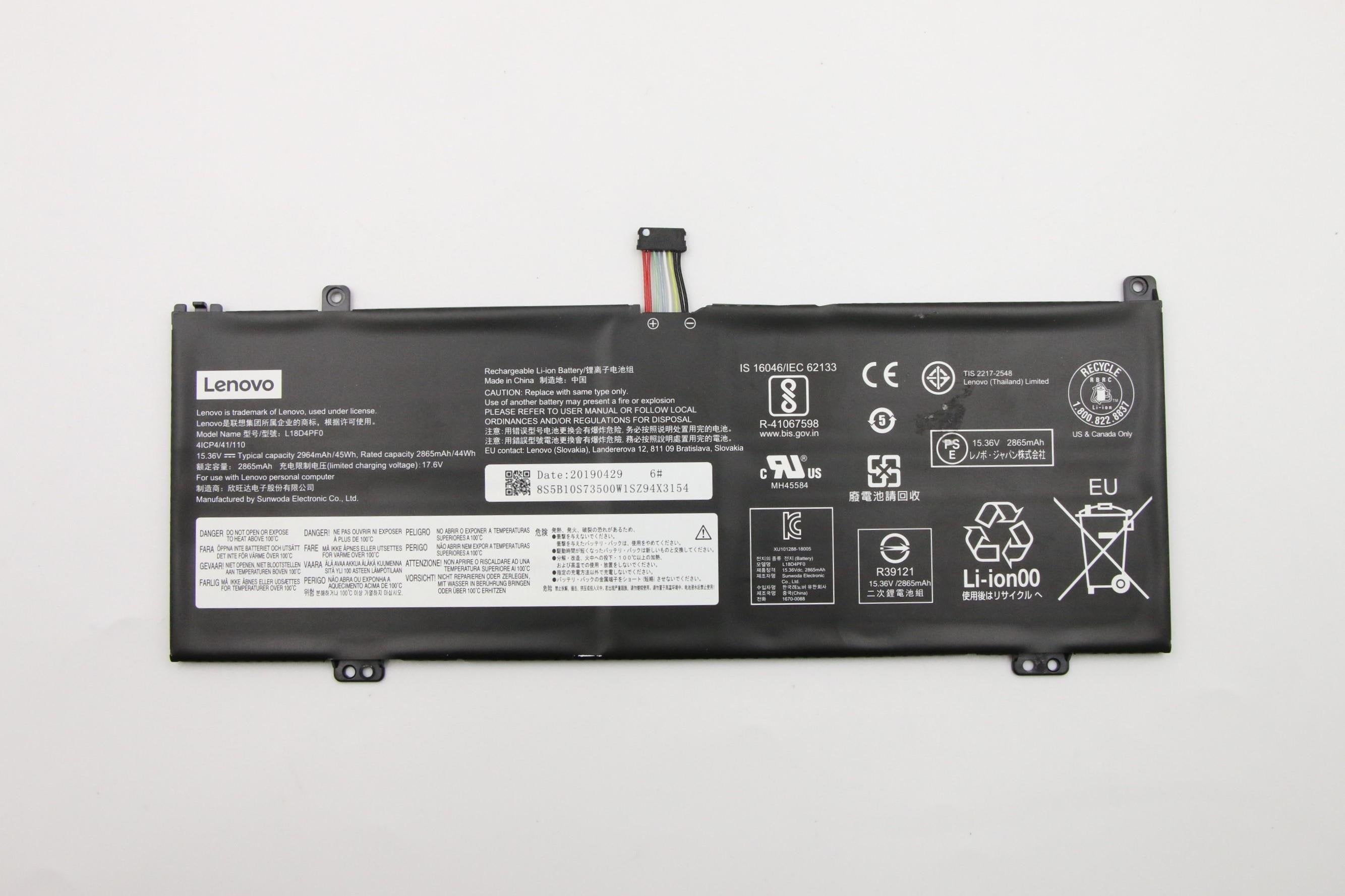 V540s Sd/C L18d4pf0 15.36v45wh - 4cellbty - Warranty: 6m