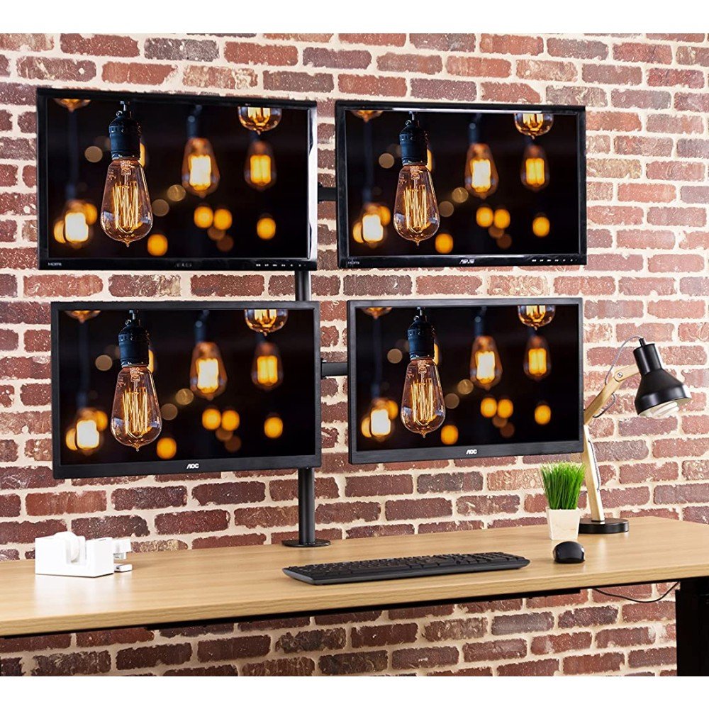 EAN 8054529027521 - Techly ICA-LCD 382-Q soporte para monitor 68,6 cm (27") Escritorio Negro imagen 8