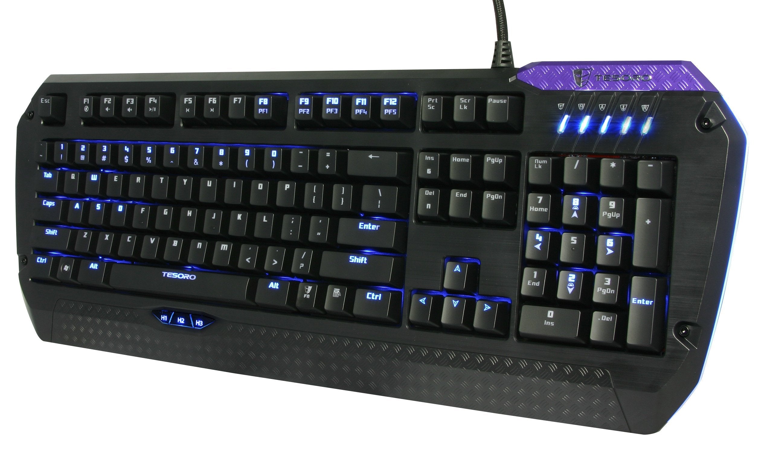 Tesoro Lobera Teclado Usb Azerty Negro