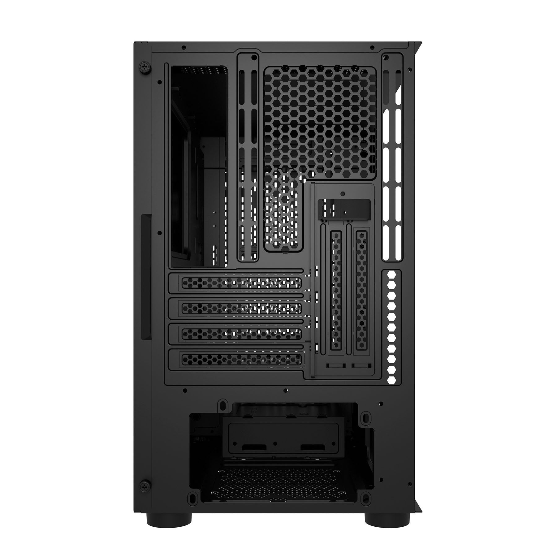 Abysm Danube Inva Mx202 Caja Torre Itx, Micro Atx - Lateral Cristal Templado - 3.5" Y 2.5" - Usb-A, Usb-C Y Audio - 3 Ventiladores Argb Instalado - Soporta Refrigeracion Liquida