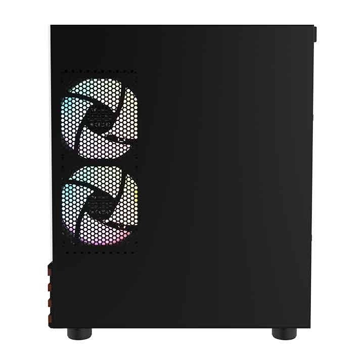 Thermaltake View 170 Ws Argb (Negro/Holz, Tempered Glass X 2, Holz-Struktur) Ca-1z4-00m1wn-Ws