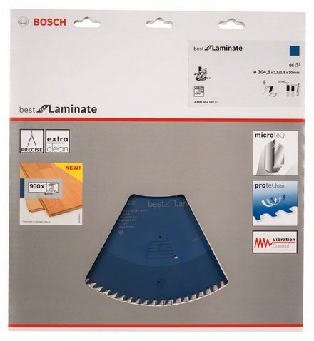 EAN 3165140579582 - Bosch 2608642137 hoja de sierra circular 30,5 cm 1 pieza(s) imagen 2