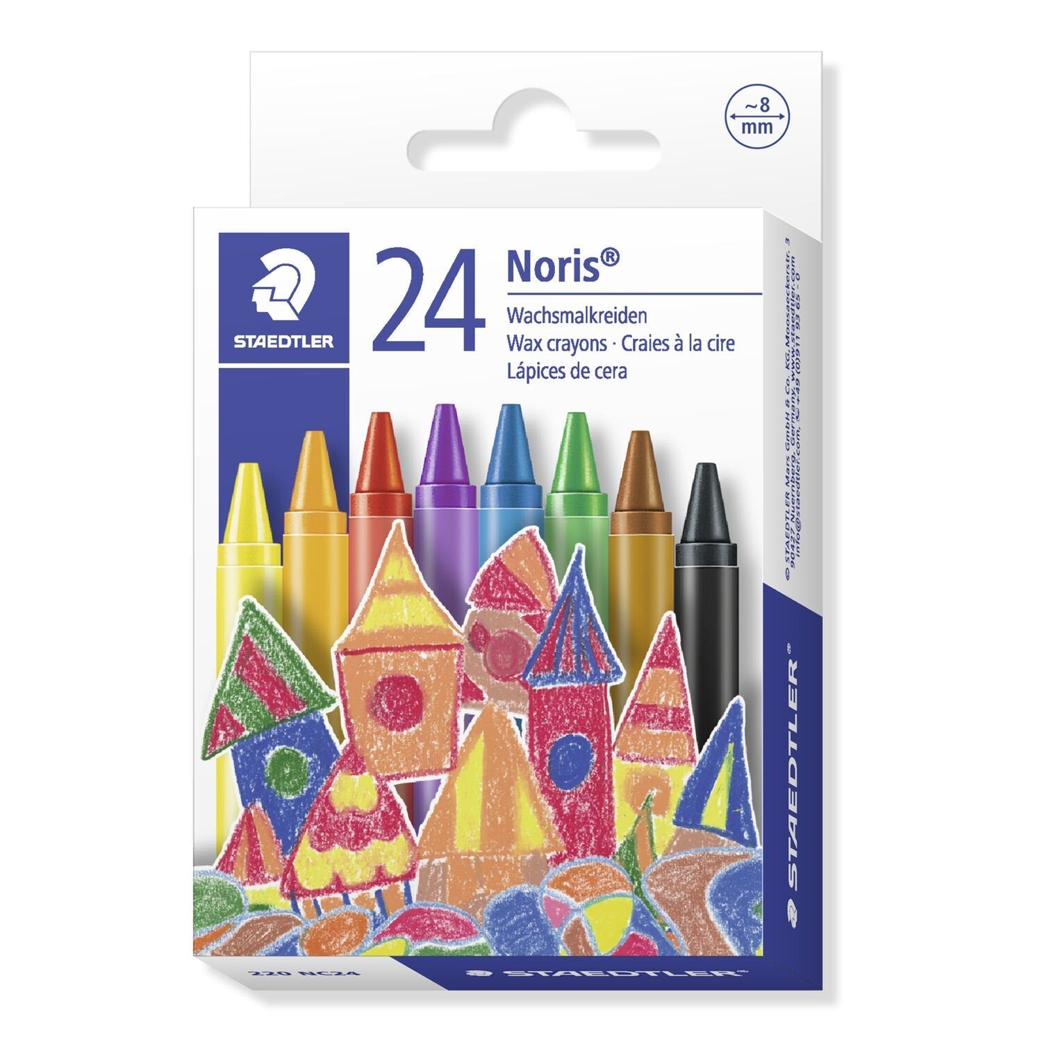 Staedtler Ceras Noris 220 Colores Brillantes Estuche 24 Surtidos
