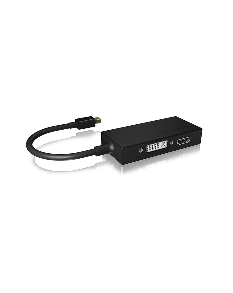 EAN 4250078165651 - ICY BOX IB-AC1032 Mini DisplayPort DVI-D + VGA (D-Sub) + HDMI Negro imagen 2