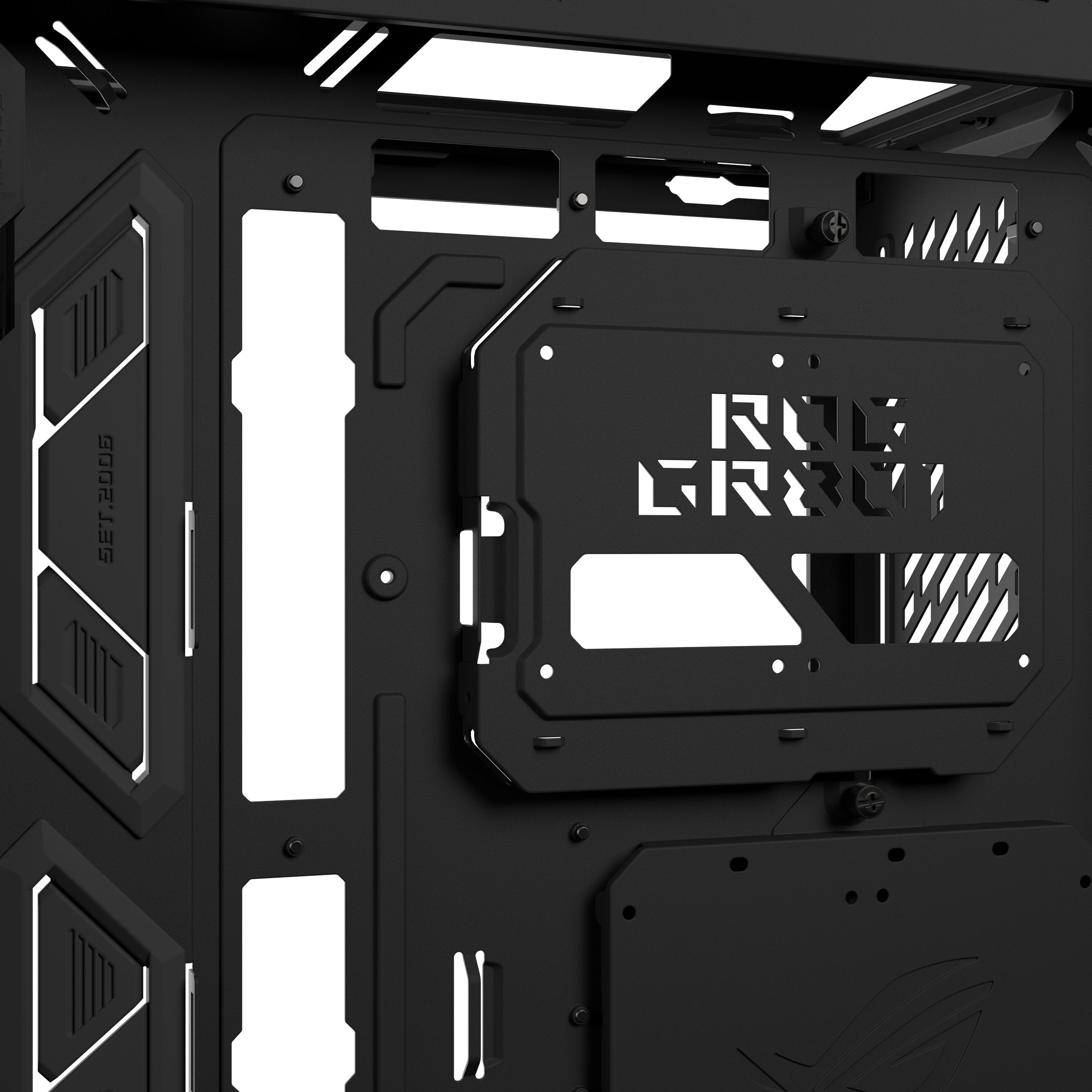 Asus Rog Cronox Gr801 Curve Tg Argb Black Midi Tower Negro