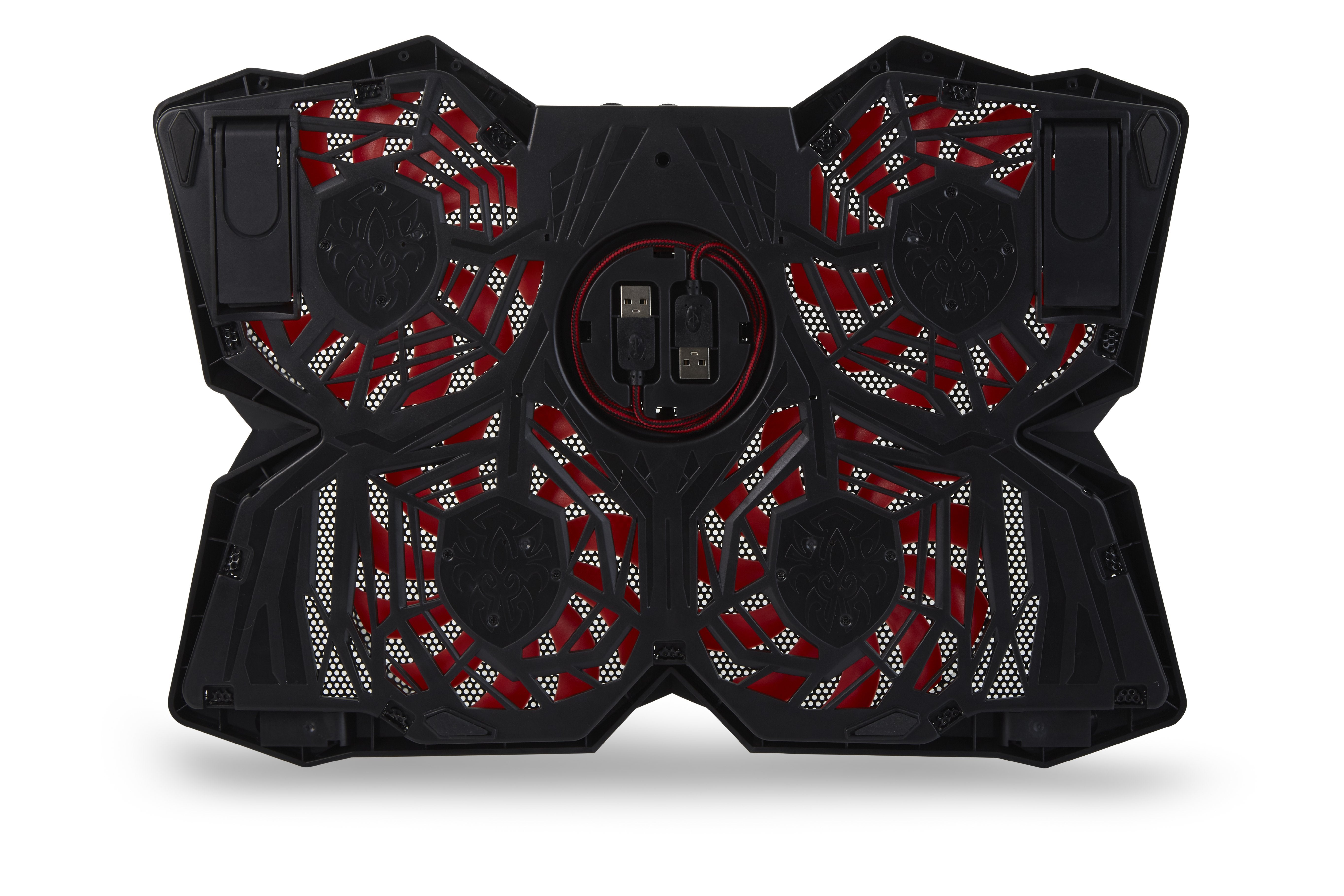 Verbatim Soporte Para Portatil Surefire Bora Gaming Laptop Cooling Pad Red