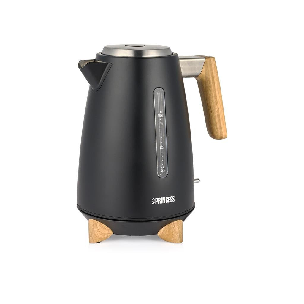 EAN 8712836975323 - Princess 01.236061.01.001 tetera eléctrica 1,7 L 3000 W Beige, Negro imagen 1