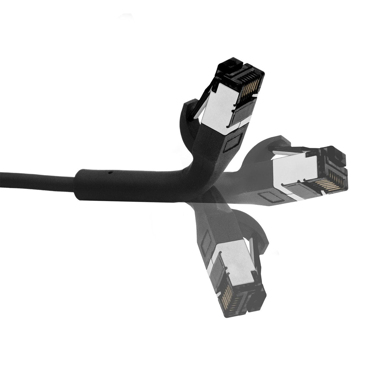 Western 8 8-Conector Macho (Rj45) - Western 8 8-Conector Macho (Rj45), Para 25 Gbase 40 Gbase Aplicaciones, Bandbreite Hasta 2 Ghz, 30 Awg, Cu, 2,0 M