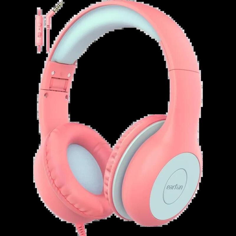 Earfun K1 Pink Blue - Auriculares Para Niños