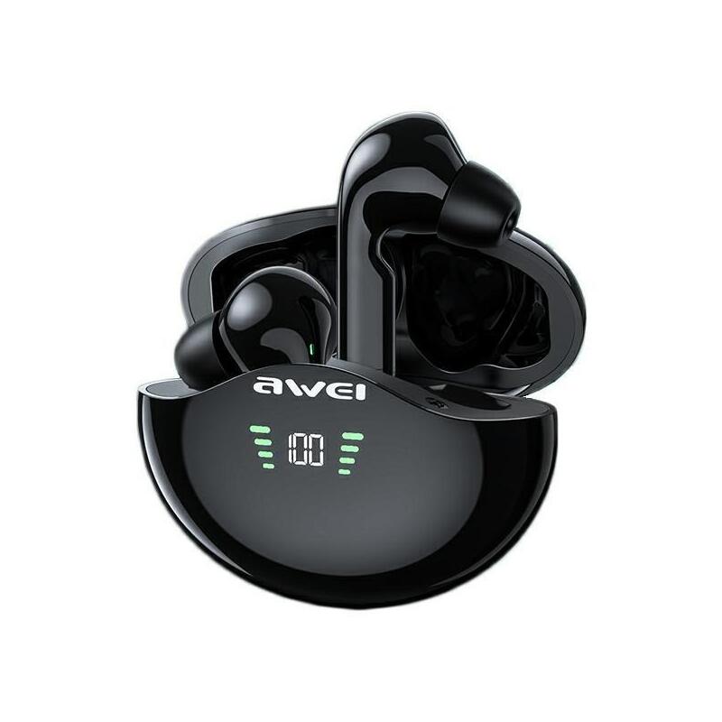 Earphones Bluetooth 5.1 T12p Tws+ Dock Negro
