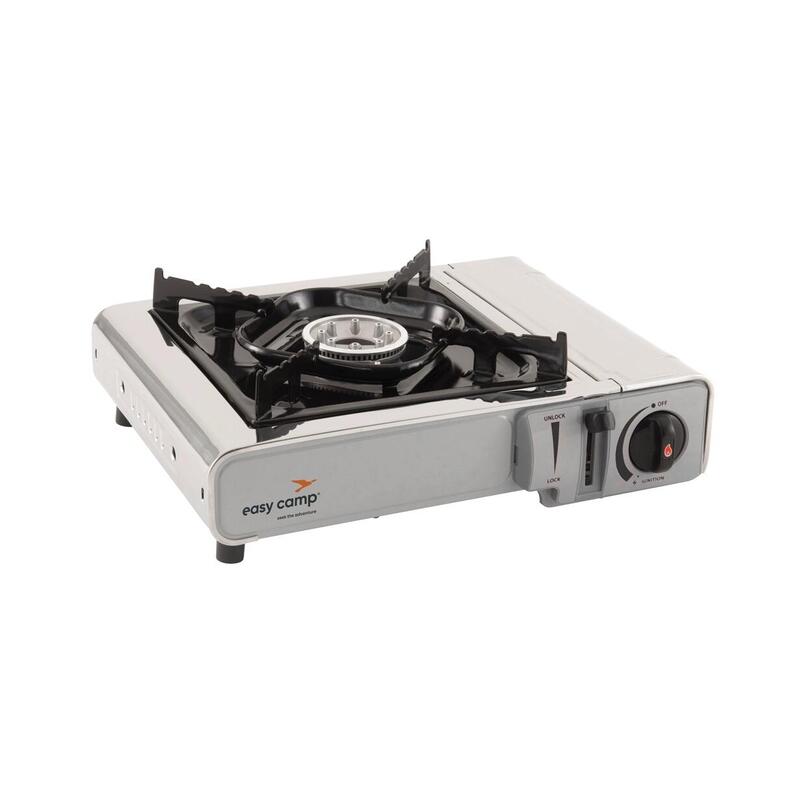 Easy Camp Tour Stove Portable Camping Stove For Cooking, Silver