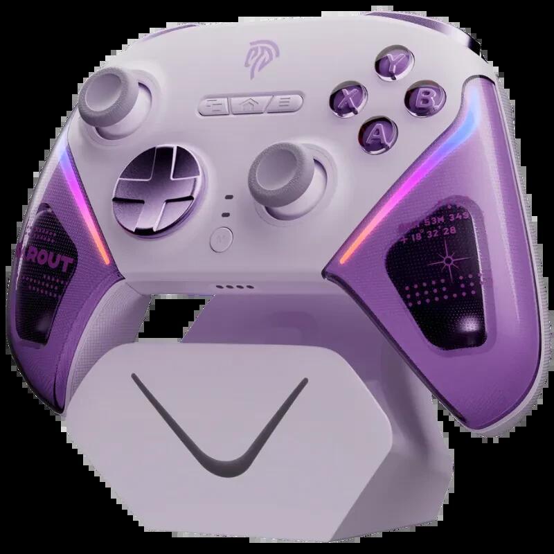 Easysmx D10 Pc Multimode Gamepad With Charging Base Purple