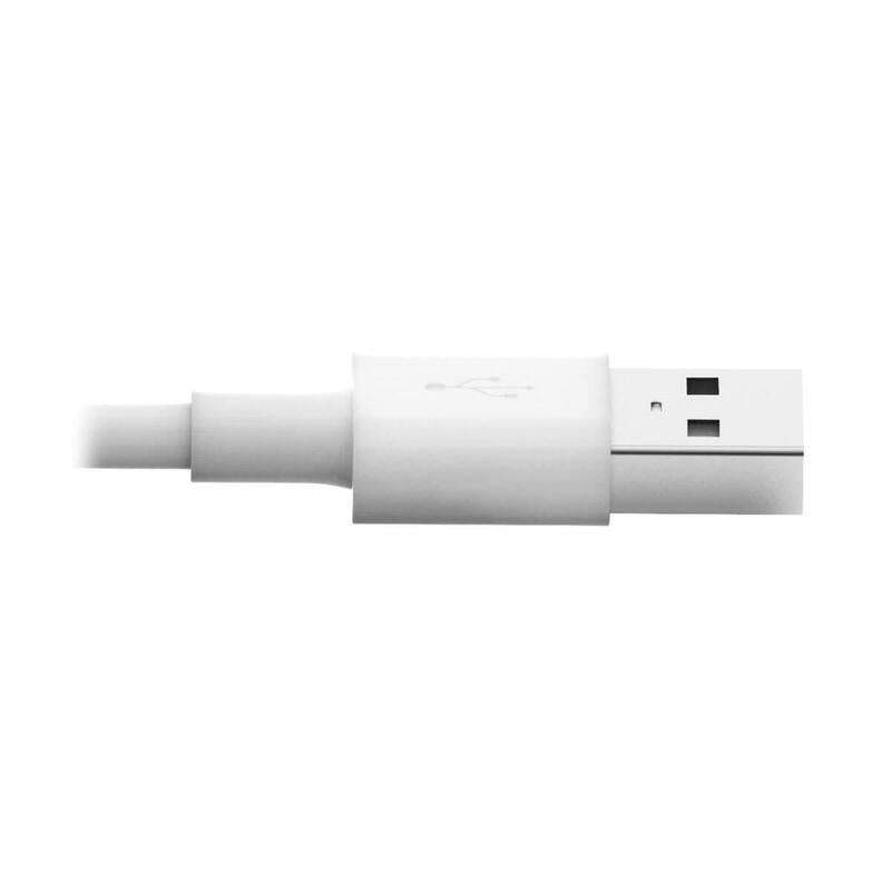 Eaton Tripp Lite Usb-A To Lightning Sync/Charge Cable Mfi Certified White M/M Usb 2.0 3 Ft. (0.91 M)