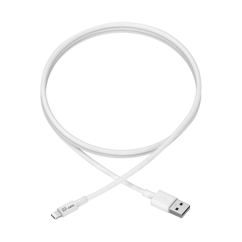 Eaton Tripp Lite Usb-A To Lightning Sync/Charge Cable Mfi Certified White M/M Usb 2.0 3 Ft. (0.91 M)