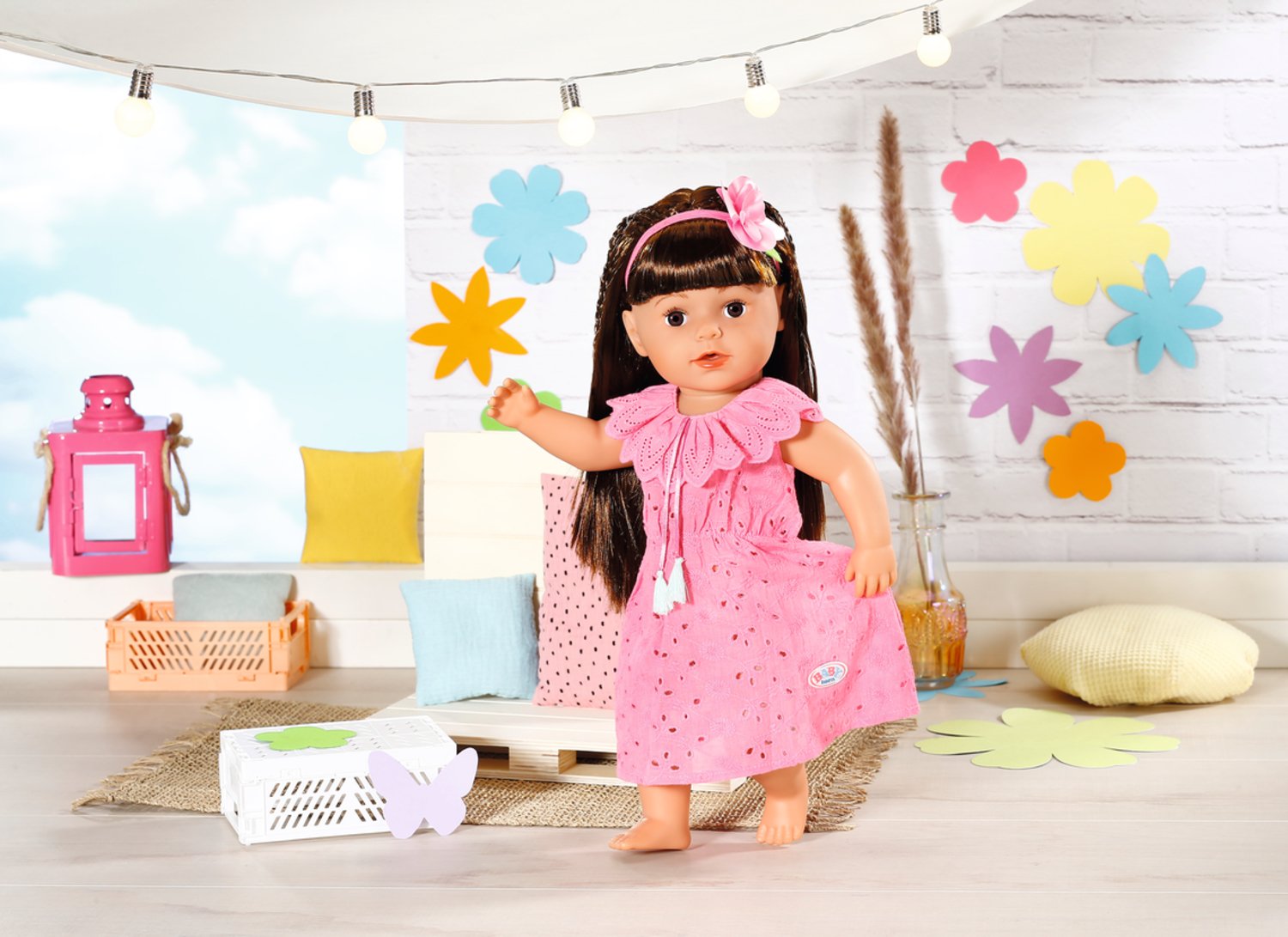 Baby Born® Trend Blumenkleid 43cm, Puppenzubehör 832684