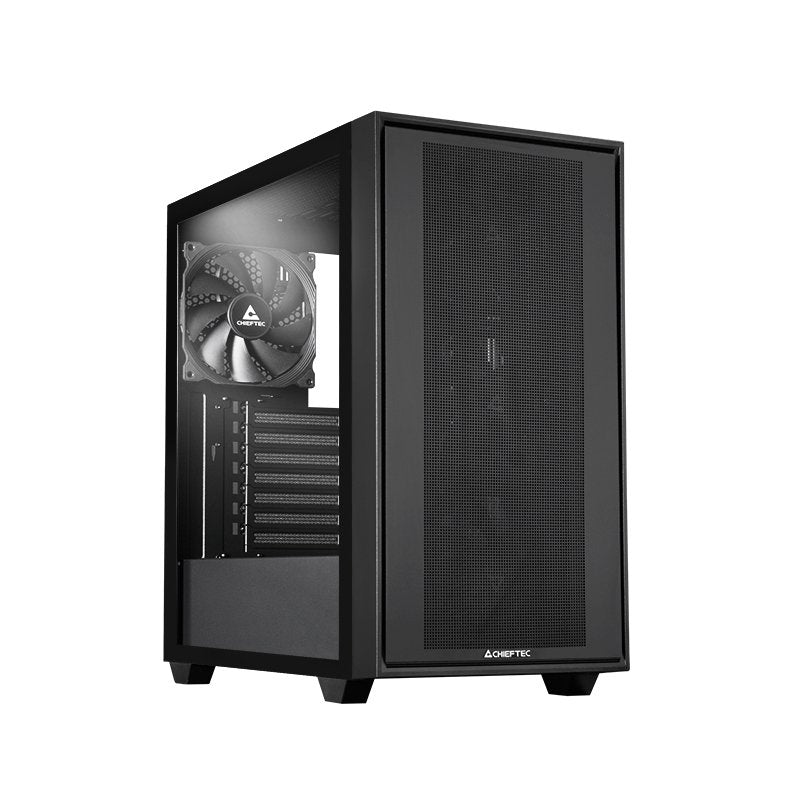 EAN 0753263078872 - Chieftec Midi Tower GS-03B-BLK-OP, Schwarz Negro imagen 1