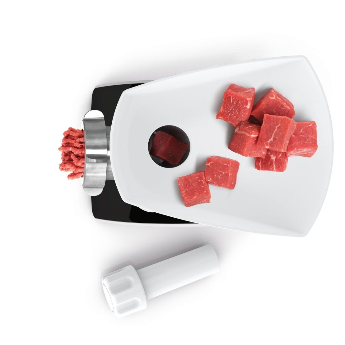 Picadora De Carne Bosch Mfw3850b Blanco, 1800 W, Nãºmero De Velocidades 2, Rendimiento (Kg/Min) 2, 500 W