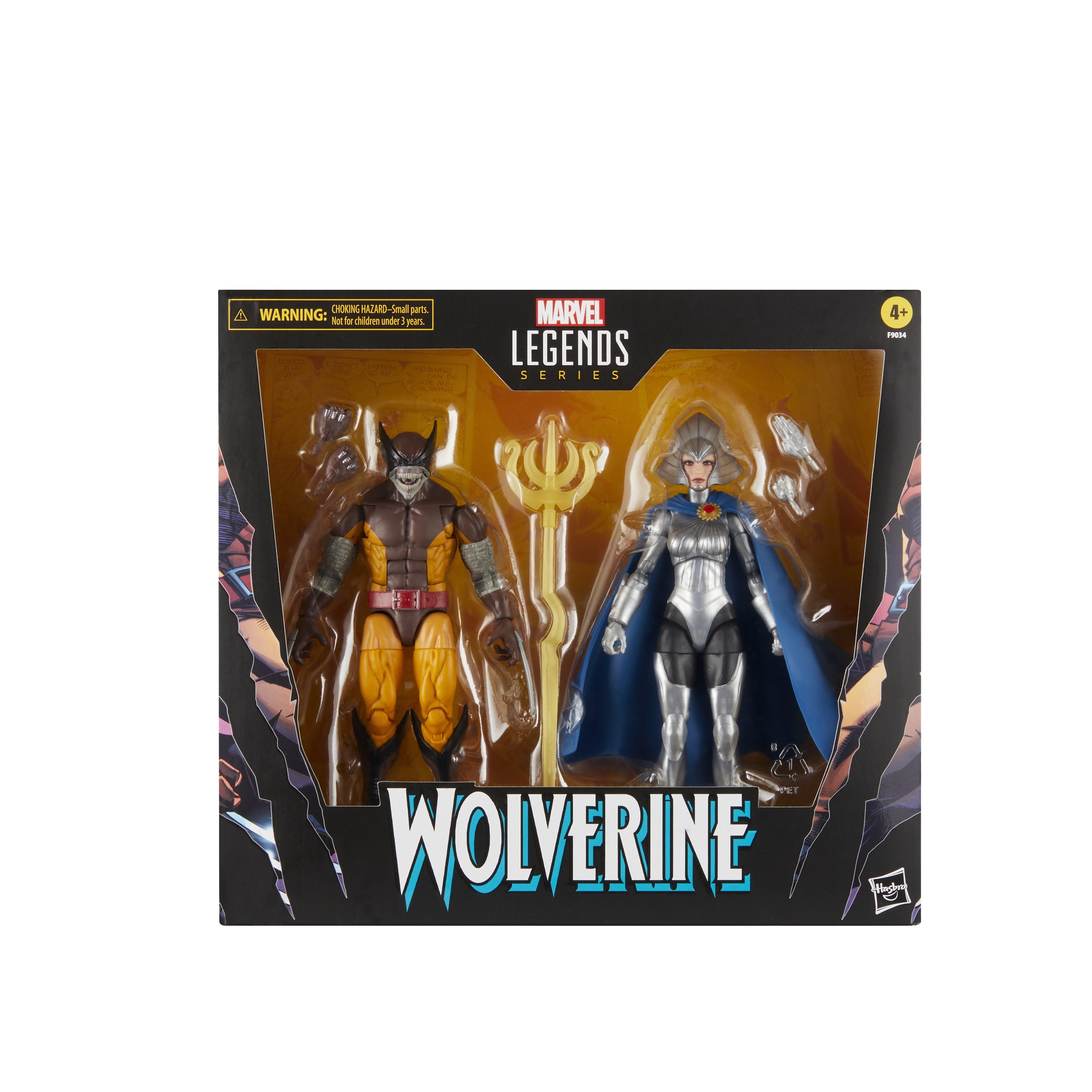 Set Figuras Hasbro Marvel Legends Series Lobezno Vs. Lilandra Neramani