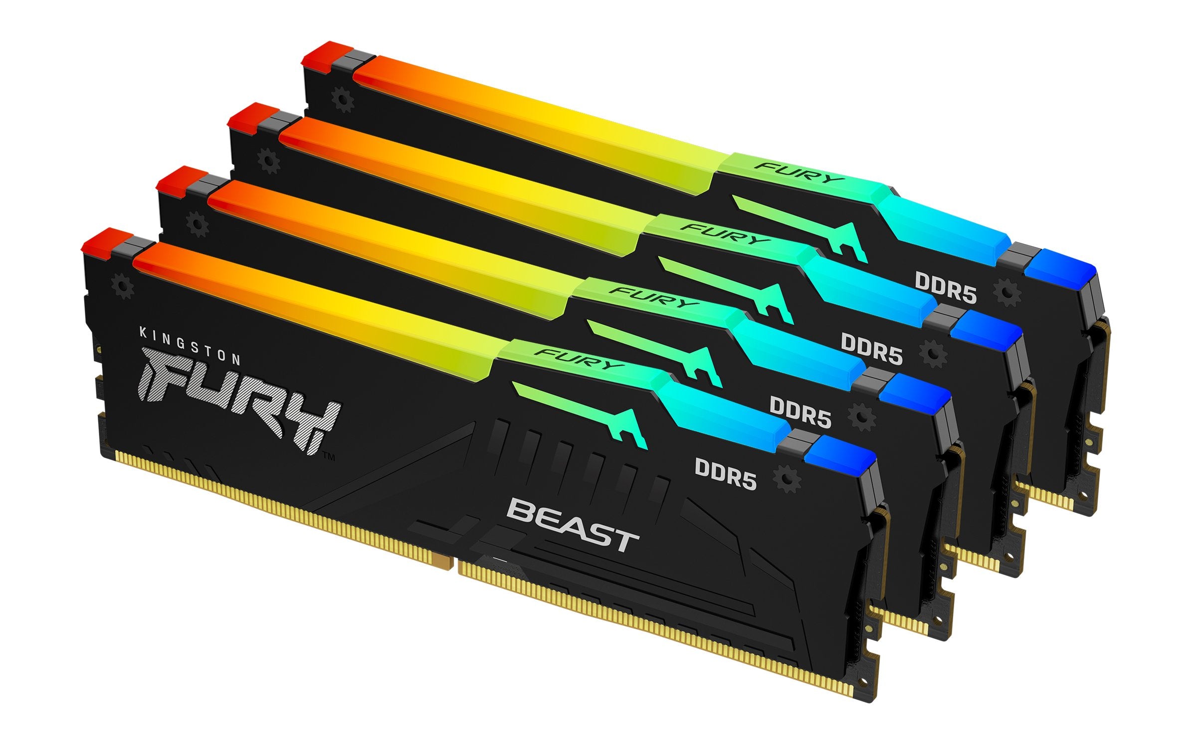 EAN 0740617335187 - Kingston Technology FURY Beast RGB módulo de memoria 4 x 16 GB 6000 MT/s 288-pin DIMM imagen 1