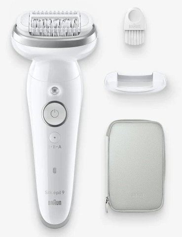 EAN 7500435225328 - Braun Silk-épil 9 BR2-225328 depiladora 40 pinzas Gris, Blanco imagen 1