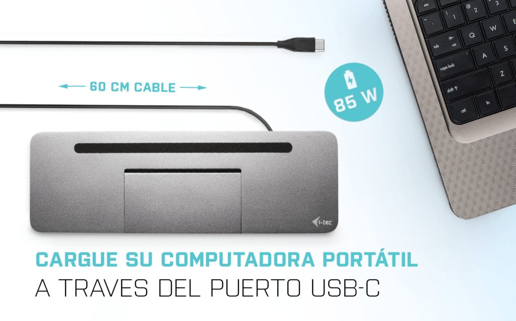 EAN 8595611707117 - i-tec Metal C31FLATPRO100 base para portátil y replicador de puertos Alámbrico USB 3.2 Gen 1 (3.1 Gen 1) imagen 14