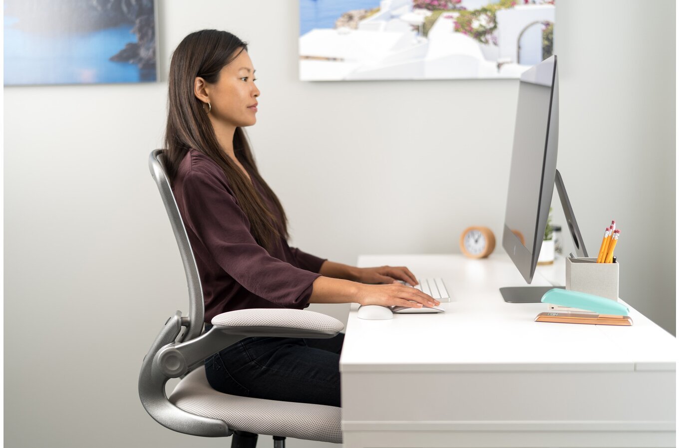 Kensington Repose-Poignets Ergosoft Pour Claviers Ultrafins Et Compacts - Gris