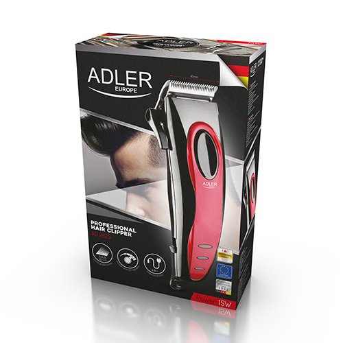 EAN 5908256838604 - Adler AD 2825 cortadora de pelo y maquinilla Negro, Rojo imagen 9