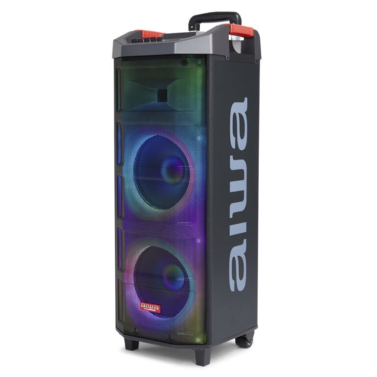 Altavoz Trolley Aiwa Kbtus 710 90w Rms Con Karaoke