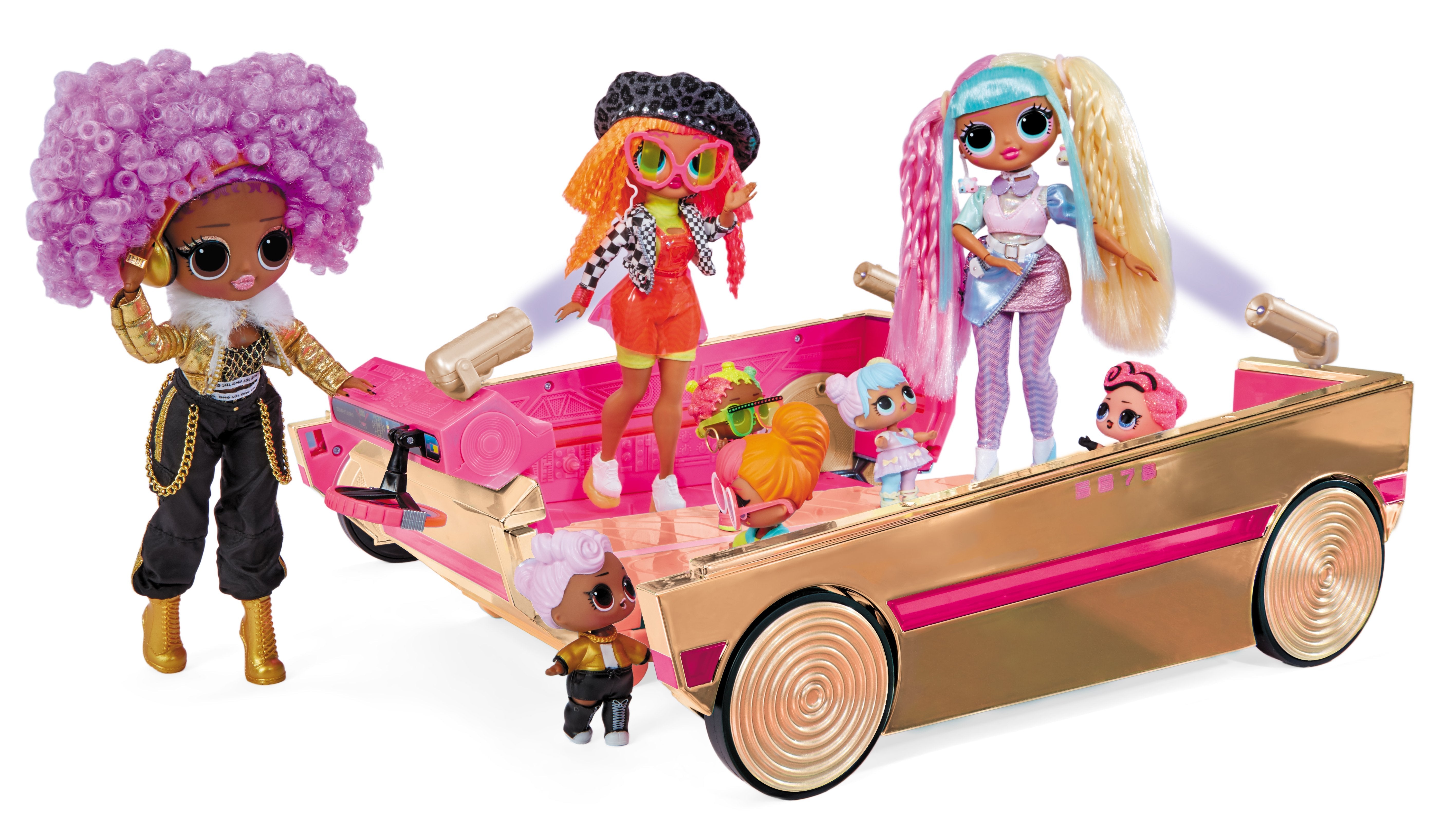 Mga Entertainment Vehículo De Juguete Lol Surprise 3-In-1 Party Cruiser 118305euc