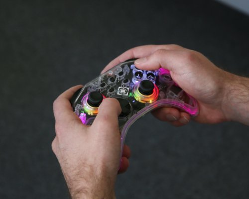 Deltaco Nintendo Switch Bluetooth Contr. Transparent