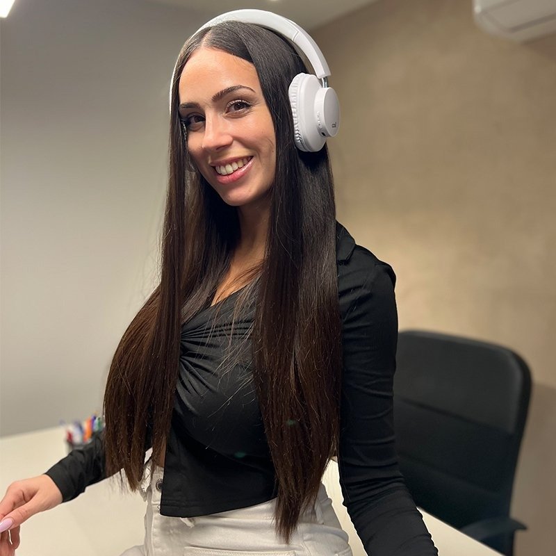 Cool Auriculares Stereo Bluetooth Cascos Smarty Blanco