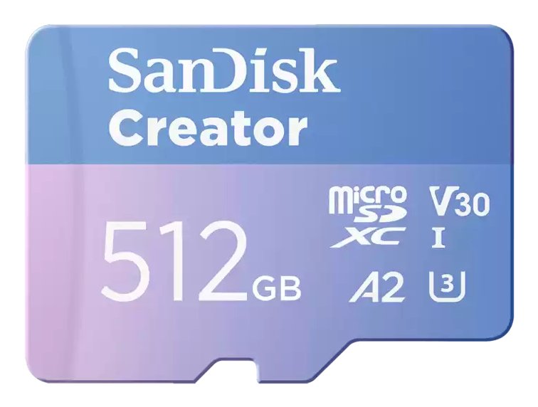 EAN 0619659217266 - SanDisk Creator 512 GB MicroSDXC UHS-I Clase 10 imagen 1