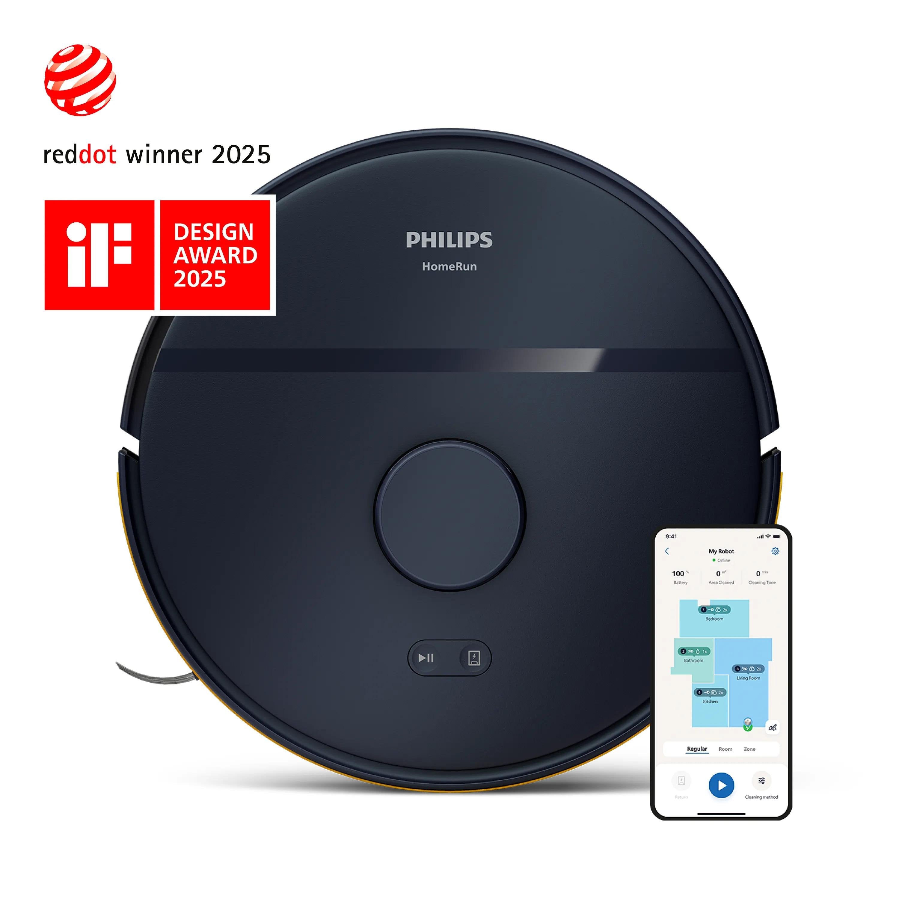 EAN 8720389037825 - Philips 2000 series XU2000/10 aspiradora robotizada 0,38 L Negro imagen 1