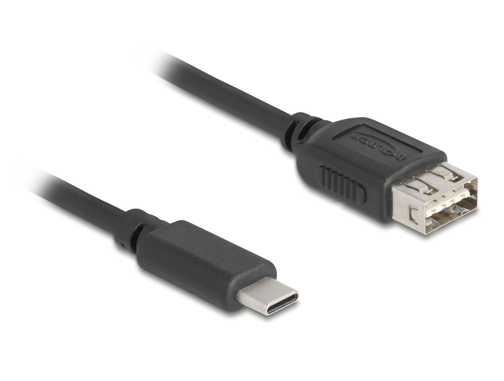 Delock 81534 Cable Usb 2.0 Usb Type-C Macho A Easy Usb Tipo-A Hembra 0,2 M