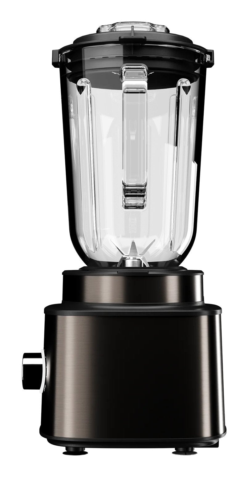 Batidora De Vaso Profesional Aiwa Saberu Atb-2500 2500w 6 Programas Jarra Cristal 1.5l Color Negro