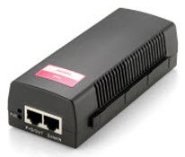 Poe Injector Adapter Level One Cat5e Pasa Datos Y Alimentacion Por El Mismo Cable Hasta 100 Mts