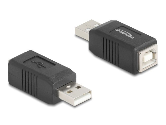 Delock 67202 Adaptador Usb 2.0 Usb Tipo-A Macho A Usb Tipo-B Hembra
