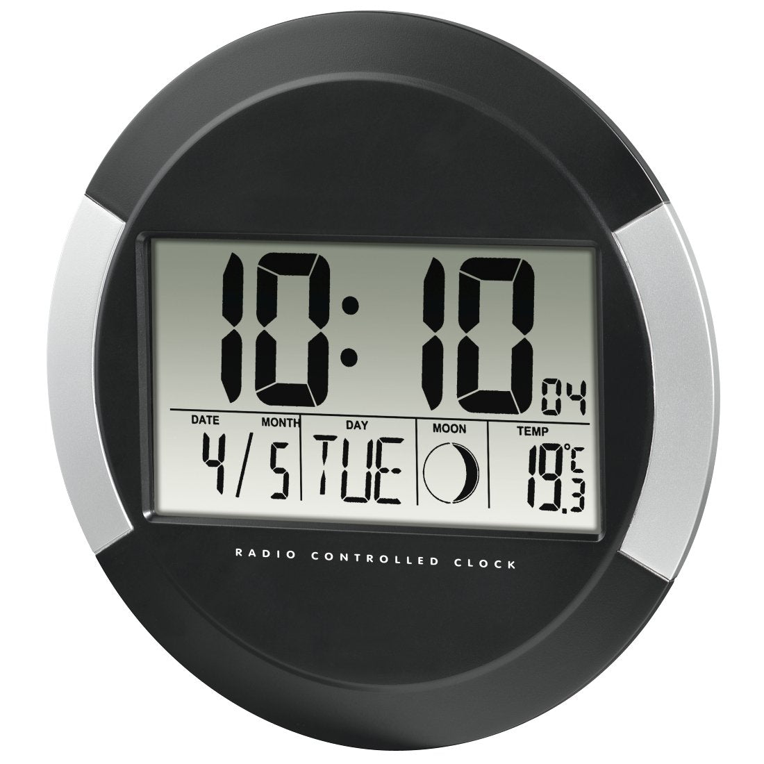 Hama Reloj De Pared Pp-245 Gris/Negro