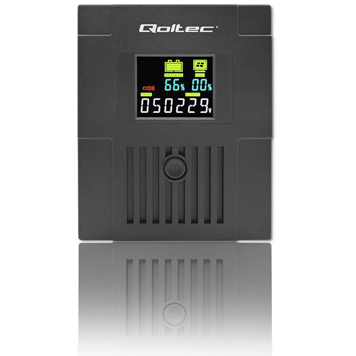 EAN 5901878537702 - Qoltec 53770 sistema de alimentación ininterrumpida (UPS) Línea interactiva 1,5 kVA 900 W 2 salidas AC imagen 6