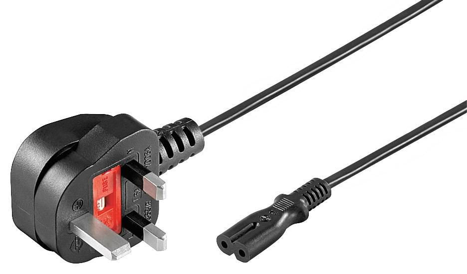Powercord Uk- Notebook C7 3m Type G, Bs 1363 - Iec 320 C7