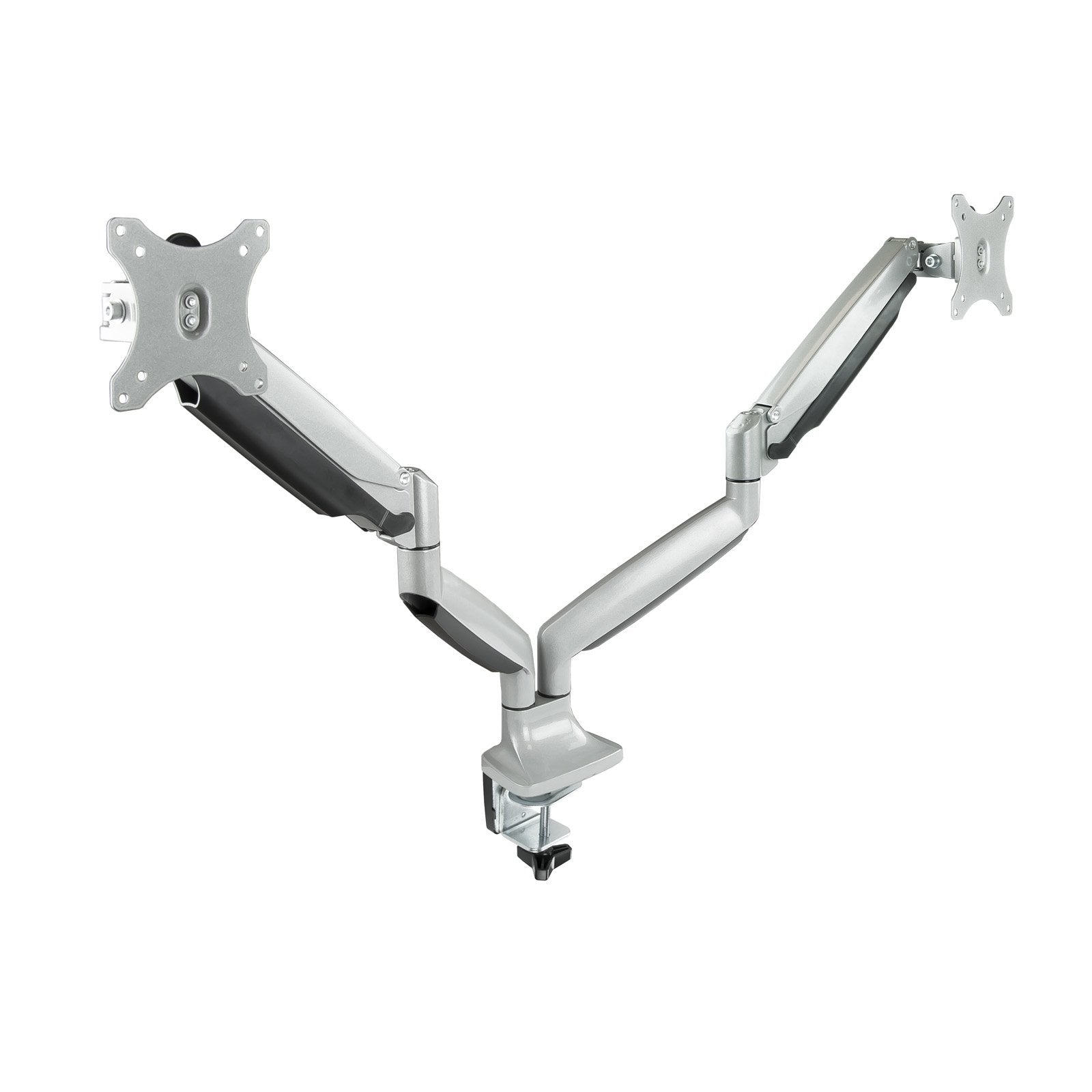 Tooq Soporte De Mesa Con Brazos Articulados Para 2 Monitores De 13"-32" - Giratorio E Inclinable - Piston De Gas - Peso