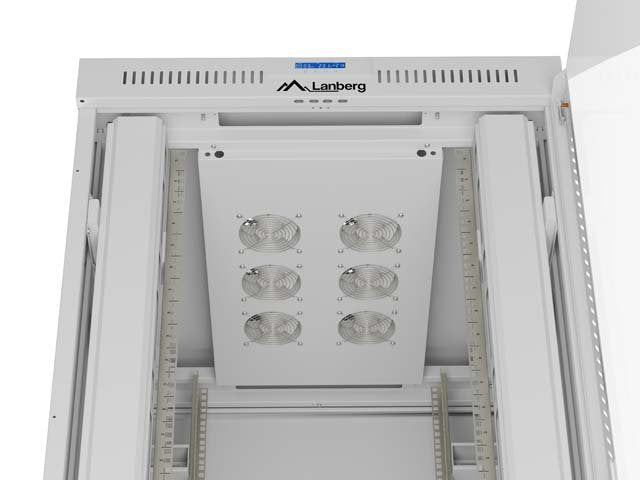 EAN 5901969447217 - Lanberg FF01-8047-12SL armario rack 47U Rack o bastidor independiente Gris imagen 9